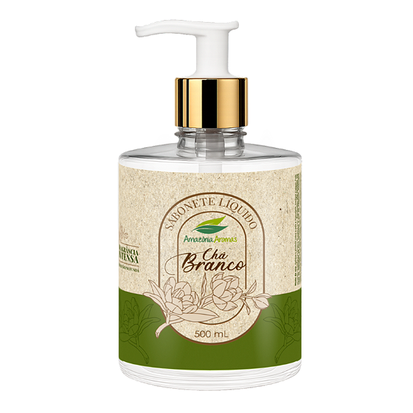 Sabonete Amazônia Aromas 500ml Chá Branco