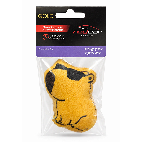 Pelucia Redcar 3GR *Capivara Óculos* Carro Novo
