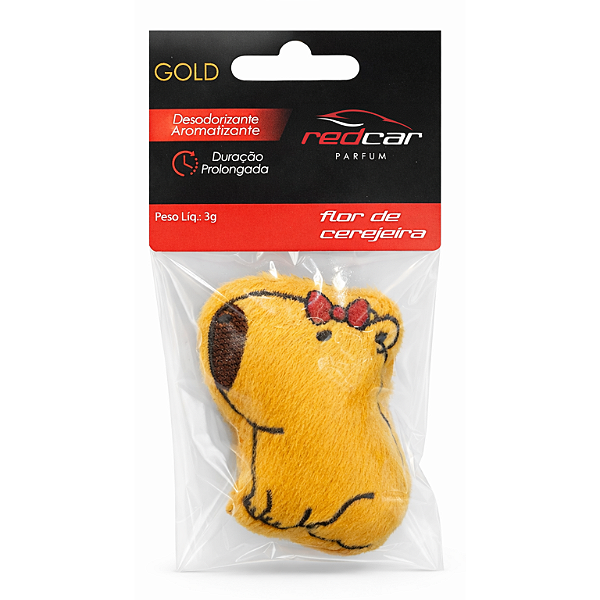 Pelucia Redcar 3GR *Capivara Laço* Flor de Cerejeira