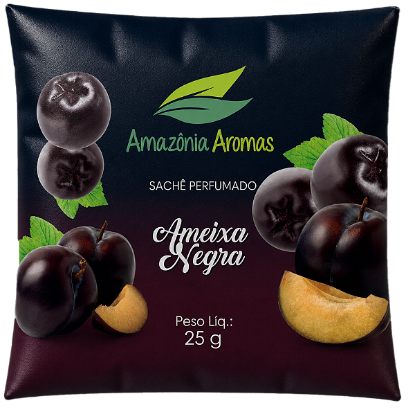 Sachê Perfumado Amazônia Aromas 25g Ameixa Negra