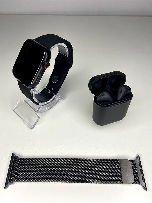 Kit Combo Completo Preto - Smartwatch Relógio Inteligente X8 + Fone De  Ouvido Bluetooth i12 + Pulseira de metal - Dubai BR Shop