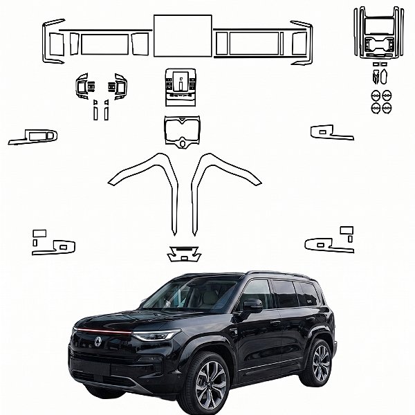Kit PPF de Proteção Interno Completo - Denza B5 - 2025 á 2027