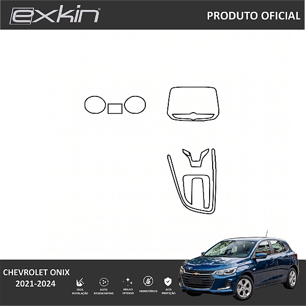 Kit PPF de Proteção Interno Completo - Chevrolet Onix - 2021 á 2024