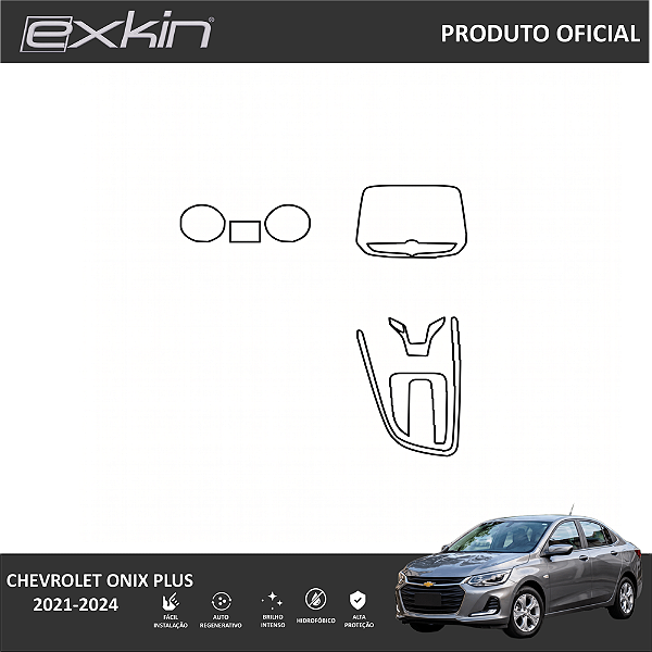 Kit PPF de Proteção Interno Completo - Chevrolet Onix Plus - 2021 á 2024