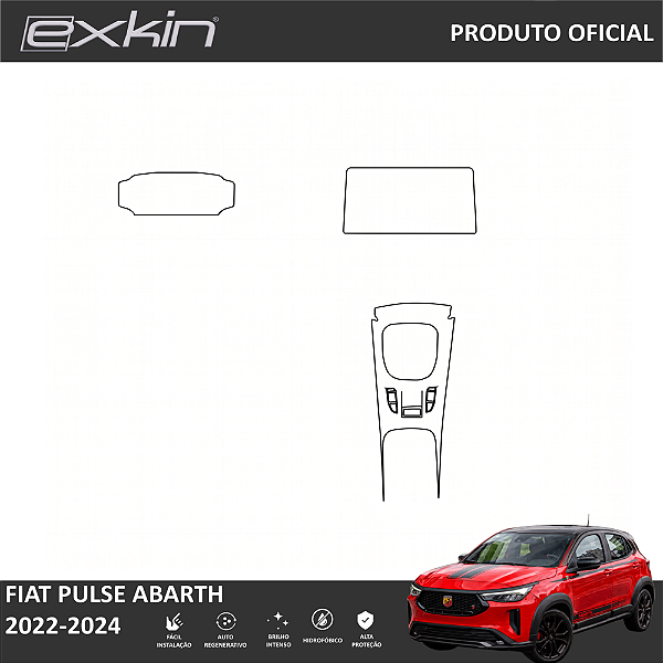 Kit PPF de Proteção Interno Completo - Fiat Pulse Abarth - 2022 á 2024