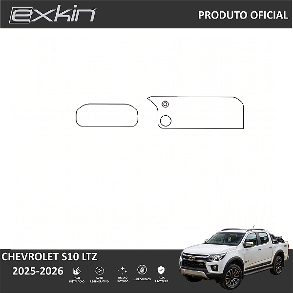 Kit PPF de Proteção Interno Completo - Chevrolet S10 LTZ - 2025 á 2026