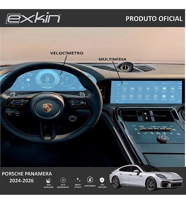 Kit Ppf Interno Telas - Porsche Panamera (2024 Á 2026) Branco