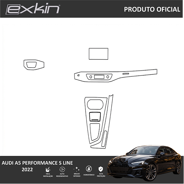 Kit PPF de Proteção Interno Completo - Audi A5 performance S Line - 2022