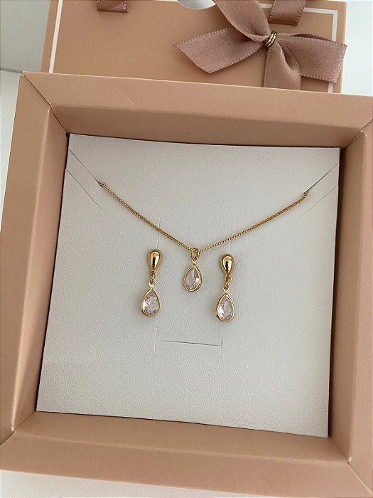 CONJUNTO GOTA CRISTAL