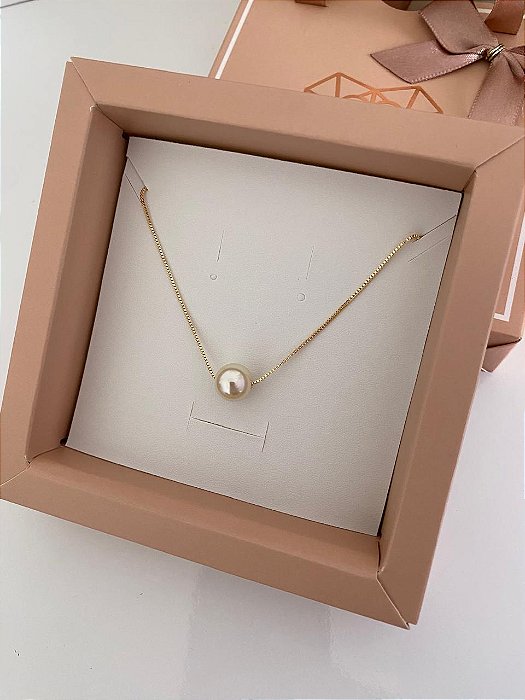 GARGANTILHA PÉROLA CLÁSSICA