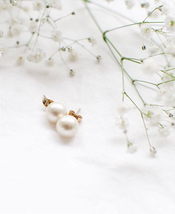 BRINCO PÉROLA DE 8MM