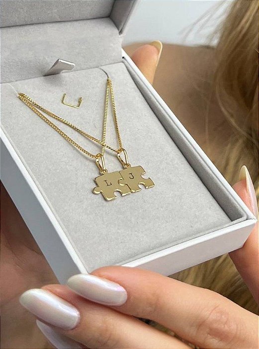 GARGANTILHA PERSONALIZADA QUEBRA CABEÇA