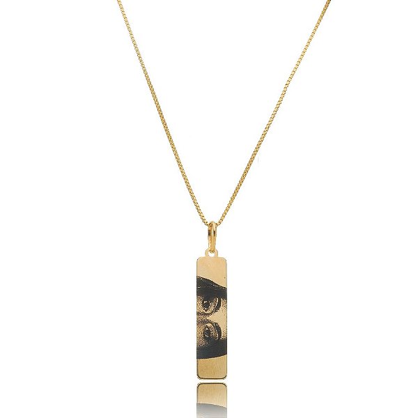 GARGANTILHA PLAQUINHA DO OLHAR