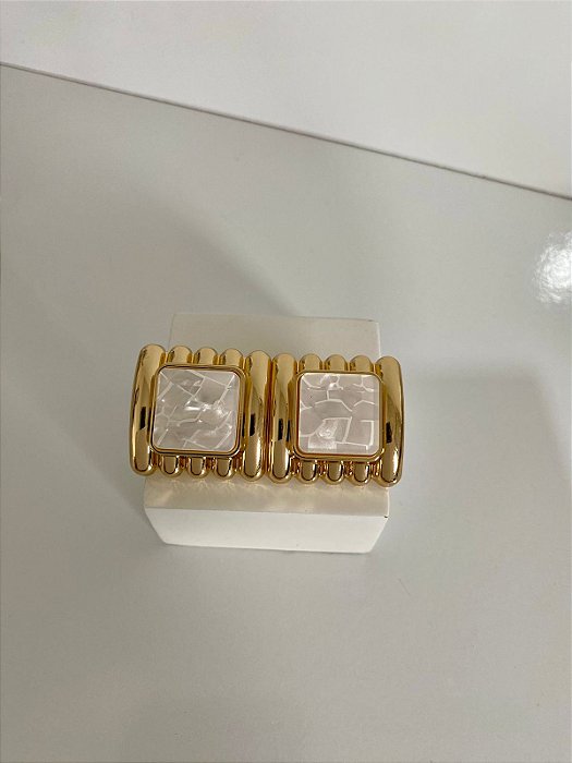 BRINCO QUADRADO - PREMIUM BIJUTERIAS