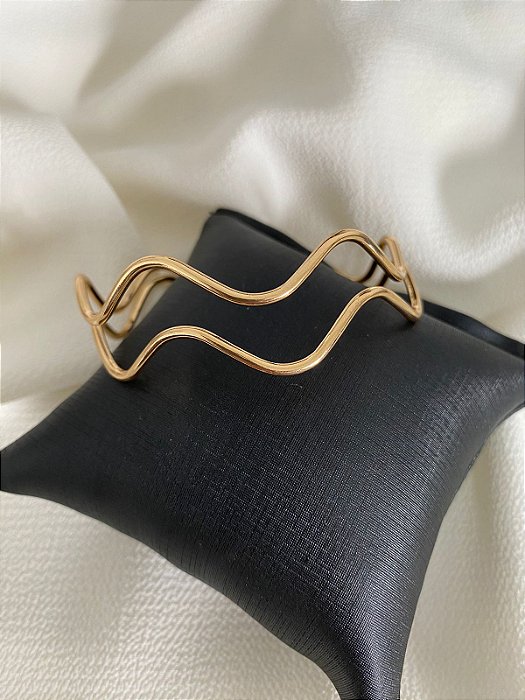 BRACELETE ONDULADO - PREMIUM BIJUTERIA