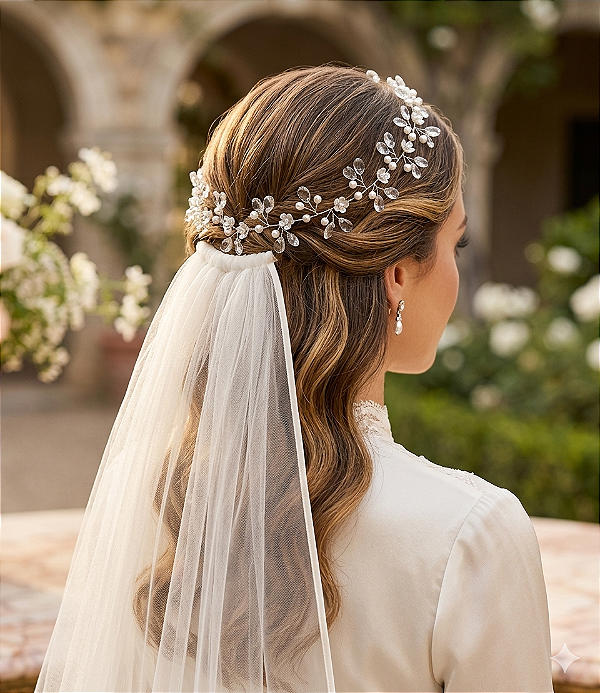 Tiara Lis Branca