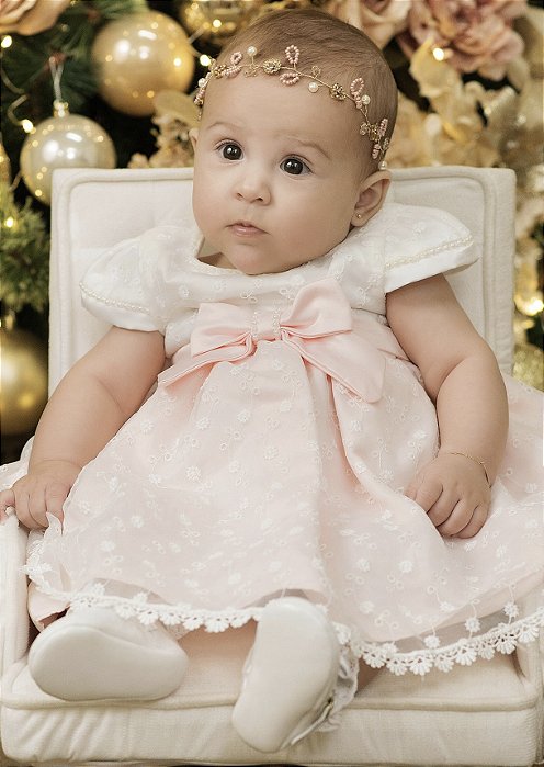 Tiara De Luxo Folhagem Rose