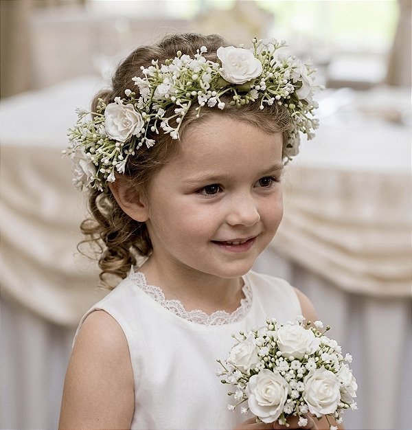 Tiara Floral Damas