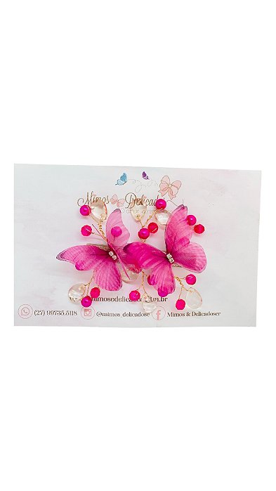 Laço Rosa Fúcsia