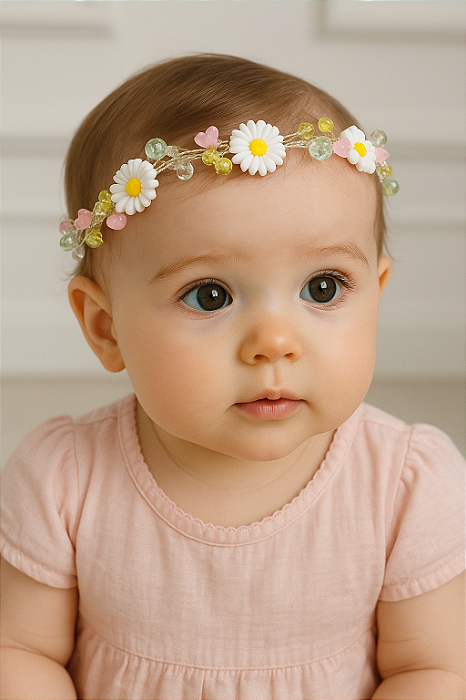 Tiara Flor de Margaridas