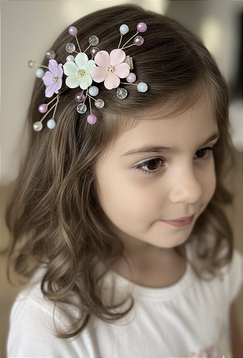 Laço Flores Coloridas