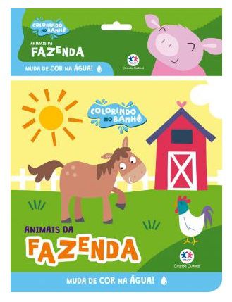 Animais na Fazenda (livro de banho)