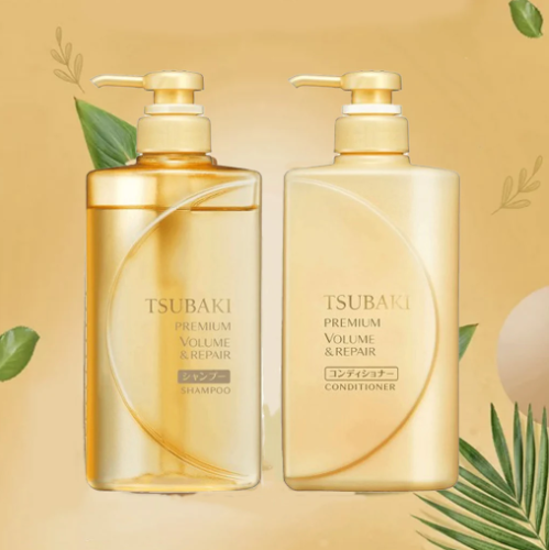 Shiseido Tsubaki Premium Volume Repair Kit 490mL cada