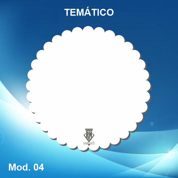 Cake Board Temático Mod. 04