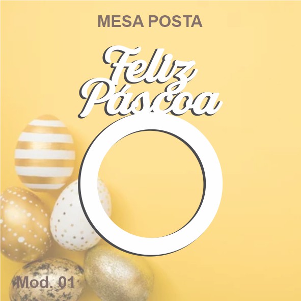 Porta Guardanapos Páscoa Mod.01