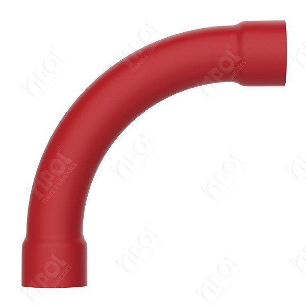 CURVA COM BOLSA PVC - 90º