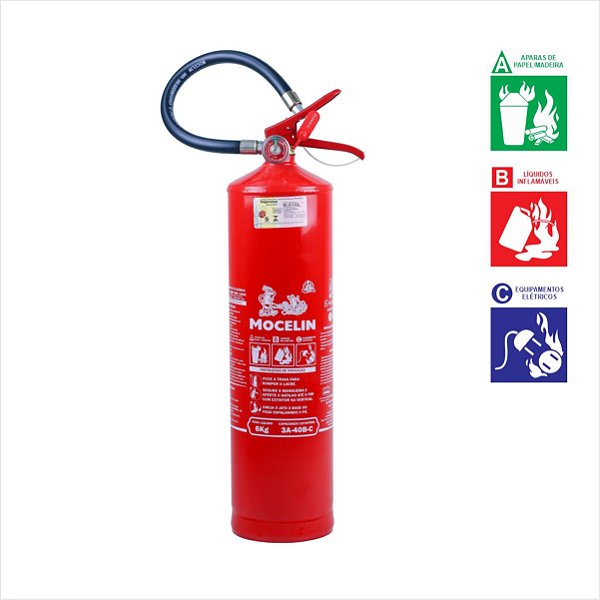 Extintor Industrial Pqs 6kg Abc
