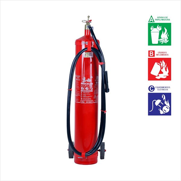 extintor industrial pqs 20kg abc (SOBRE RODAS) 10A-80B-C