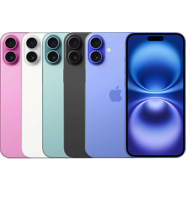 Apple - iPhone 16 - 128GB - Verde-acinzentado - Desbloqueado