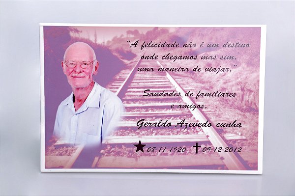 Azulejo 20x30cm personalizado com foto