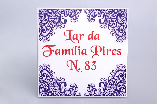 Azulejo 20x20cm personalizado