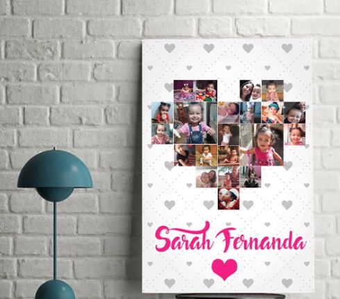 Quadro decorativo em mdf 30x40cm