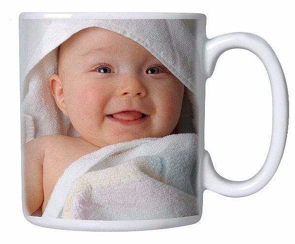 Caneca de porcelana personalizada com foto
