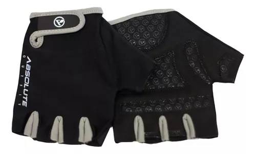 LUVA ABSOLUTE NERO MEIO DEDO PTO/BRANCO, G