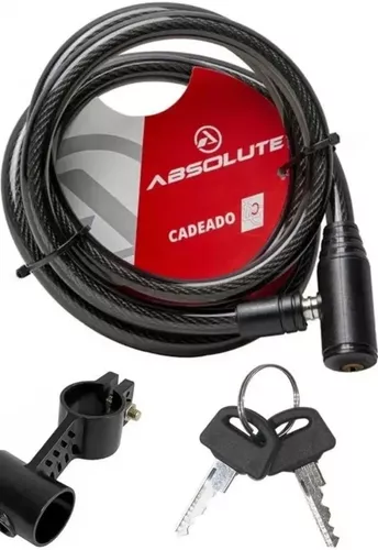 CADEADO 1,0MX12MM ESPIRAL, AL, CHAV, PTO ABSOLUTE