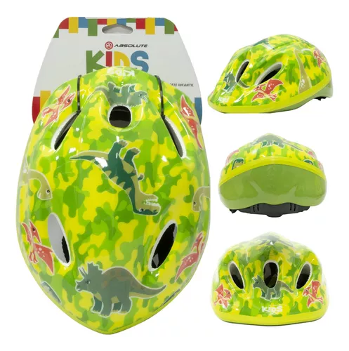 CAPACETE ABSOLUTE KIDS SHAKE VDE DINO, TAM M