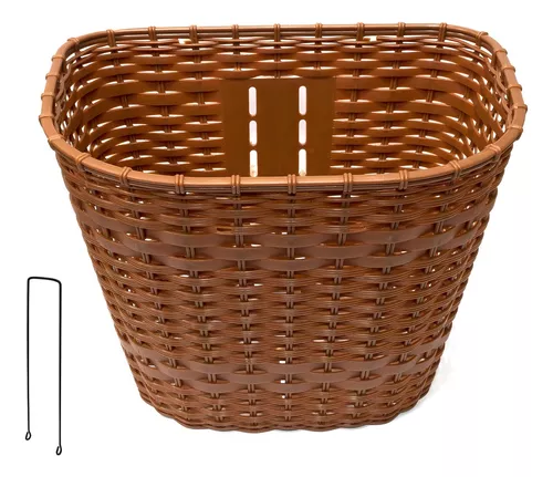 CESTA 26 OVAL MOD.168 PLAST. MARROM Logan