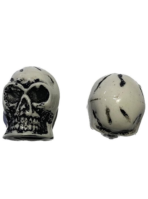 TAMPA VALVULA, PLAST, CAVEIRA RAJADA PAR