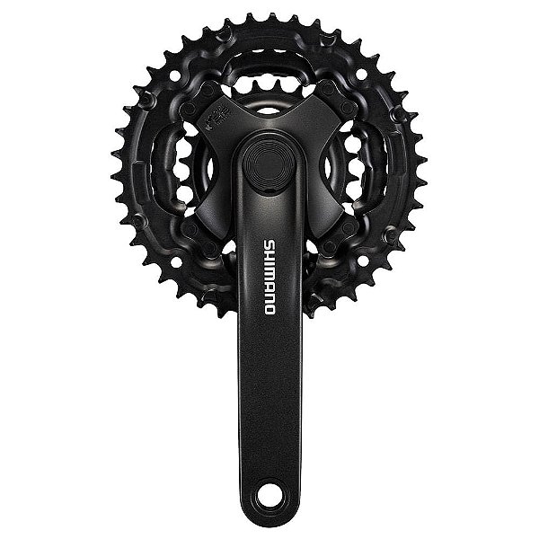 PEDIVELA TOURNEY SHIMANO FC-TY301 42/34/24D 170MM QUADRADA 6/7/8V SEM MOVIMENTO PTO AFCTY301C244XL