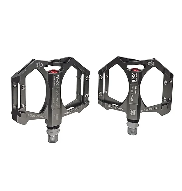 PEDAL PLATAFORMA PTO BMX ALUMÍNIO CNC ANODIZADO EIXO CRO-MO MPEDA