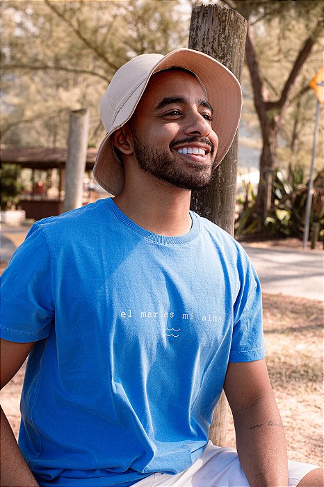 Camiseta Estonada Azul