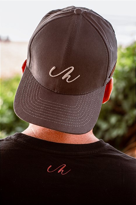 Boné Beisebol Cinza