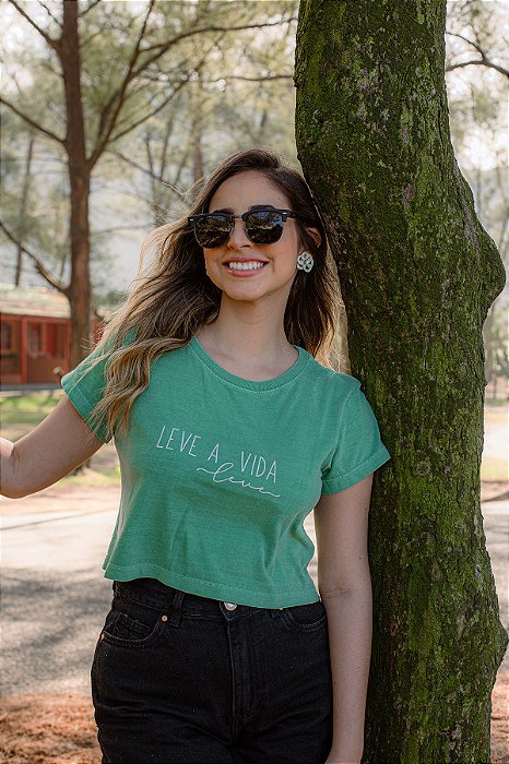 Cropped Estonada Verde