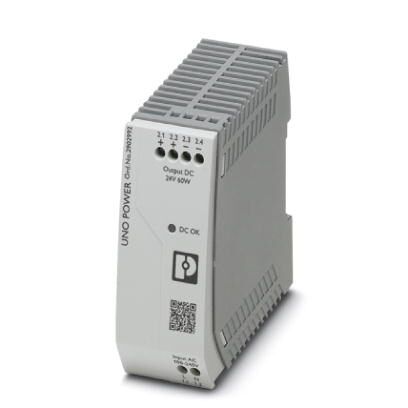 UNO-PS/1AC/24DC/ 60W FONTE DE ALIMENTAÇÃO MONOFÁSICA 2902992 PHOENIX CONTACT
