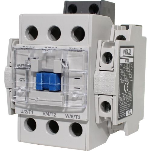 CT32-H5-322 CONTATOR TRIPOLAR 32A/AC3 220VCA 2NA + 2NF METALTEX