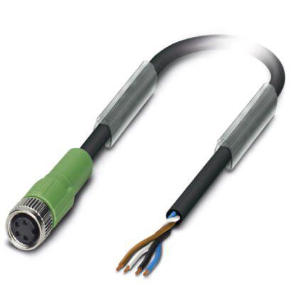 SAC-4P-10,0-PUR/M 8FS CABO SENSOR/ATUADOR COM CONECTOR 4 PÓLOS 1683484 PHOENIX CONTACT